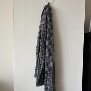 Lauren Conrad Gray and Pink Plaid Scarf - NWT